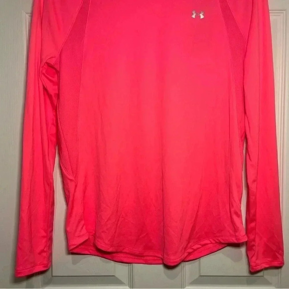 Under Armor Size Small Hot Pink UA Sunblock Long Sleeve Shirt - Picture 3 of 8